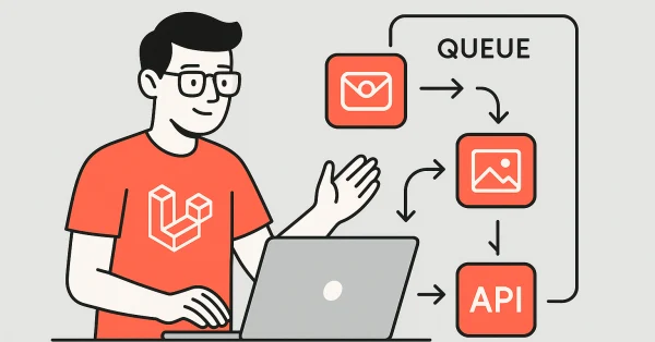 Laravel Queue Tutorial for Beginners (2025): Step-by-Step Guide to Jobs, Workers, Failures & Queue – Featured image