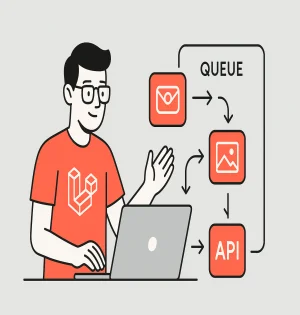 Laravel Queue Tutorial for Beginners (2025): Step-by-Step Guide to Jobs, Workers, Failures & Queue – Featured image