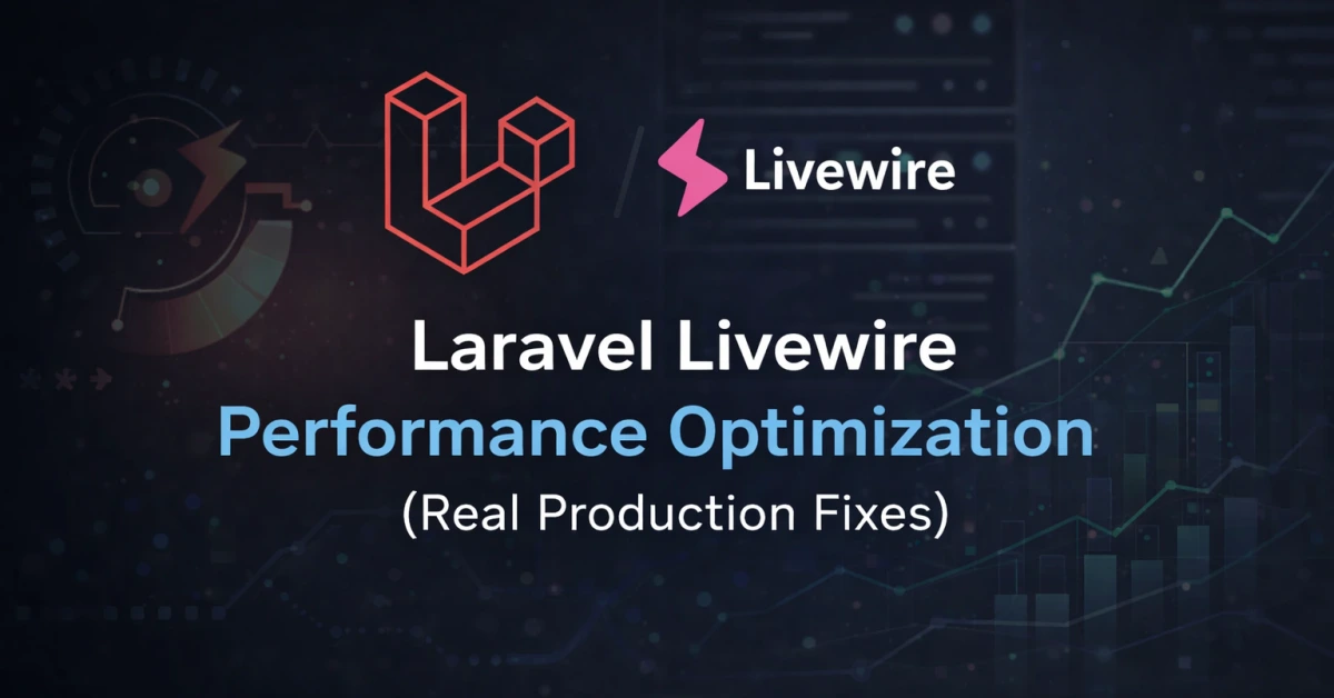 Laravel Livewire Performance Optimization (Real Production Fixes) – cover image