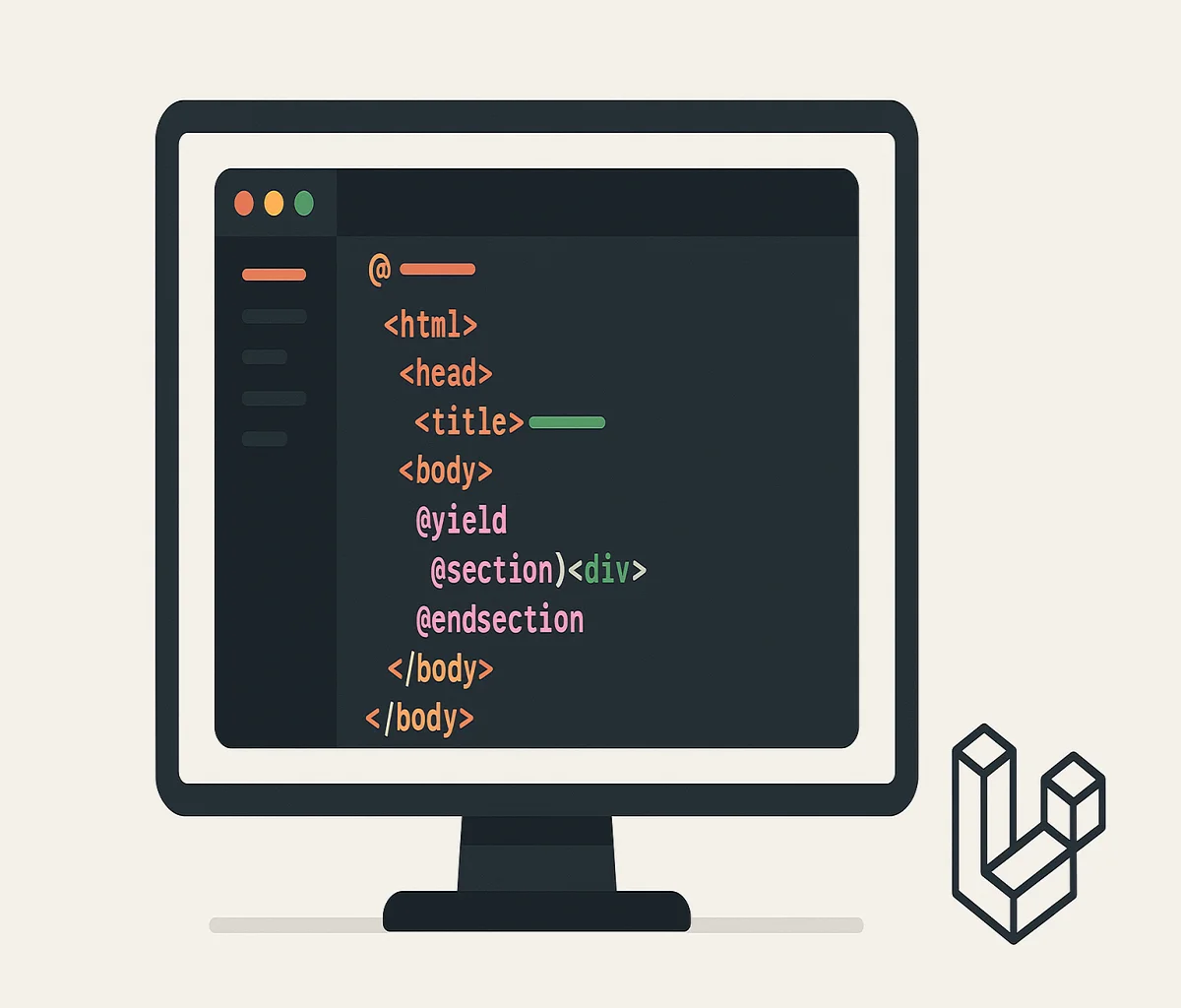 Laravel Blade Tutorial for Beginners (2025) | Full Guide with Examples – cover image