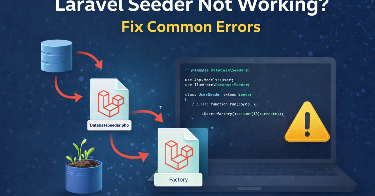 Laravel Seeder Not Working – Fix Common Errors Step by Step